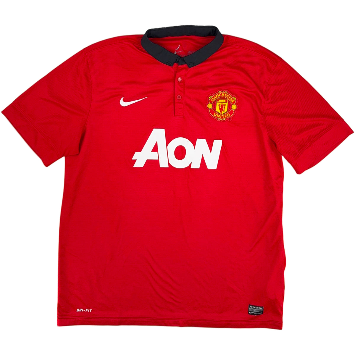 2013-14 Manchester United Thuis Shirt Giggs - Oldschool Voetbalshirts
