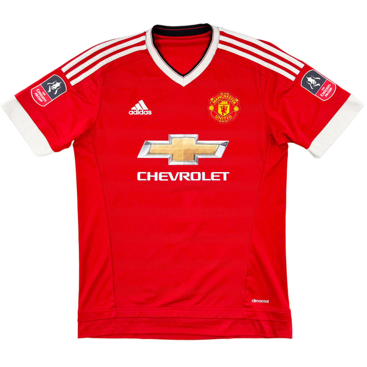 2015-16 Manchester United Thuis Shirt Memphis - Oldschool Voetbalshirts