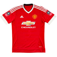 2015-16 Manchester United Thuis Shirt Memphis - Oldschool Voetbalshirts