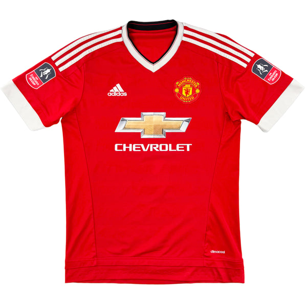 2015-16 Manchester United Thuis Shirt Memphis - Oldschool Voetbalshirts