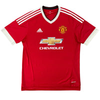 2015-16 Manchester United Thuis Shirt - 10/10 - (M)