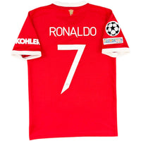 2021-22 Manchester United Thuis Shirt Ronaldo - Oldschool Voetbalshirts