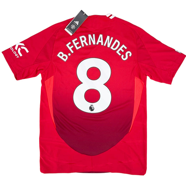 2024-25 Manchester United Pro Thuis Shirt Fernandes - Oldschool Voetbalshirts