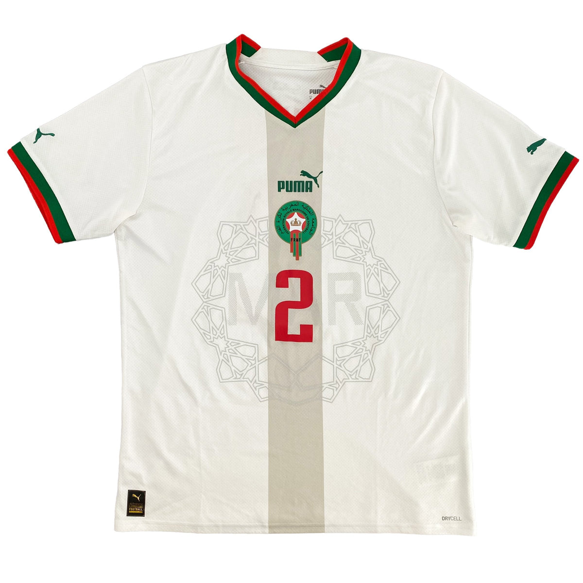 Morocco - Away Shirt - HAKIMI #2 - 2022 World Cup - Size M - 8/10