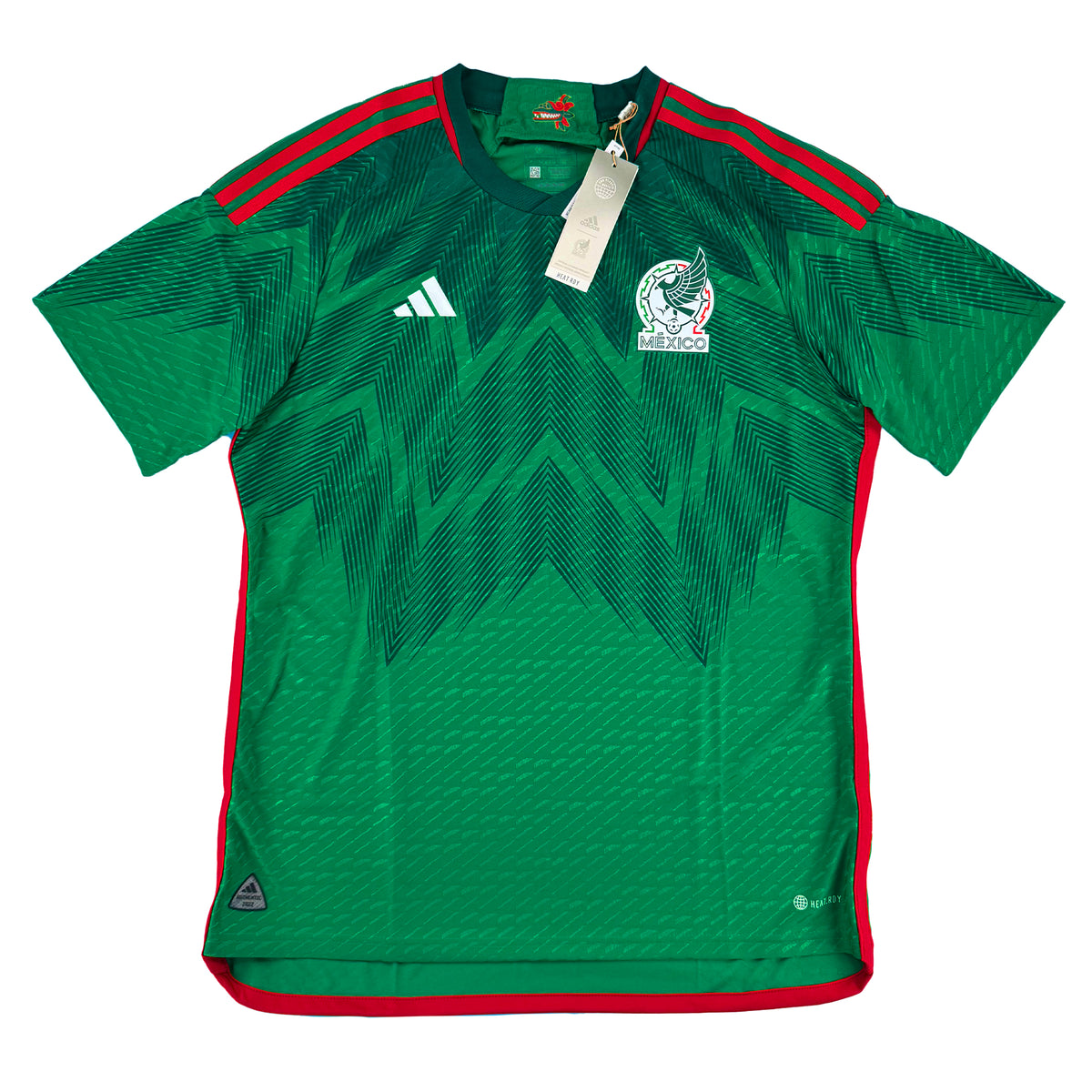 WK 2022 Mexico Authentic Thuis Shirt - 10/10 - (XL) - Oldschool Voetbalshirts