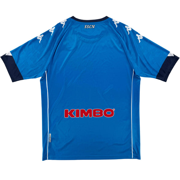 2020-21 Napoli Thuis Shirt - 9/10 - (XL) - Oldschool Voetbalshirts
