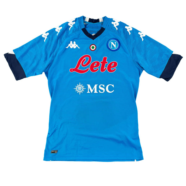 2020-21 Napoli Thuis Shirt - 10/10 - (XL) - Oldschool Voetbalshirts