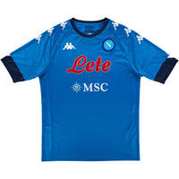 2020-21 Napoli Thuis Shirt - 9/10 - (XL) - Oldschool Voetbalshirts