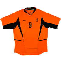 2002 Nederland WK Thuis Shirt van Nistelrooy #9 - 10/10 - (XL) - Oldschool Voetbalshirts