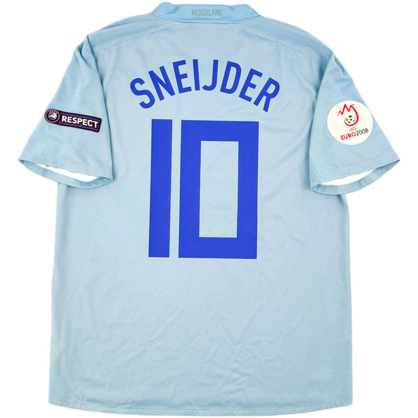 2008 Nederland EK Uit Shirt Sneijder - Oldschool Voetbalshirts