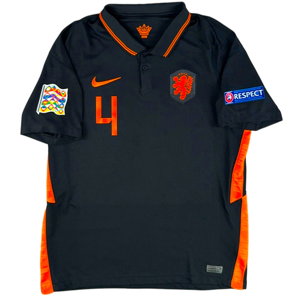 2020 Nederland EK Uit Shirt Van Dijk - Oldschool Voetbalshirts