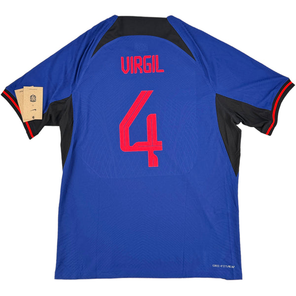 2022 Nederland WK Pro Uit Shirt Van Dijk - Oldschool Voetbalshirts