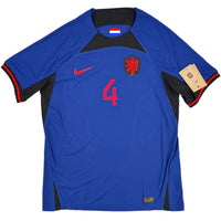 2022 Nederland WK Pro Uit Shirt Van Dijk - Oldschool Voetbalshirts