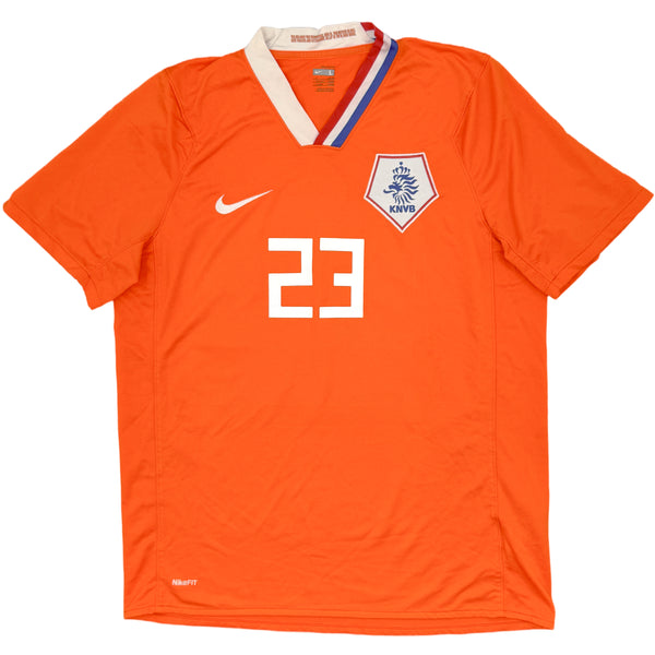 2008 Nederland EK Thuis Shirt Van Der Vaart - Oldschool Voetbalshirts