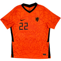 2020 Nederland EK Thuis Shirt Dumfries - Oldschool Voetbalshirts