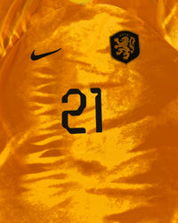 WK 2022 Nederland Thuis Shirt F. De Jong #21 - 10/10 - (S, M & L) - Oldschool Voetbalshirts