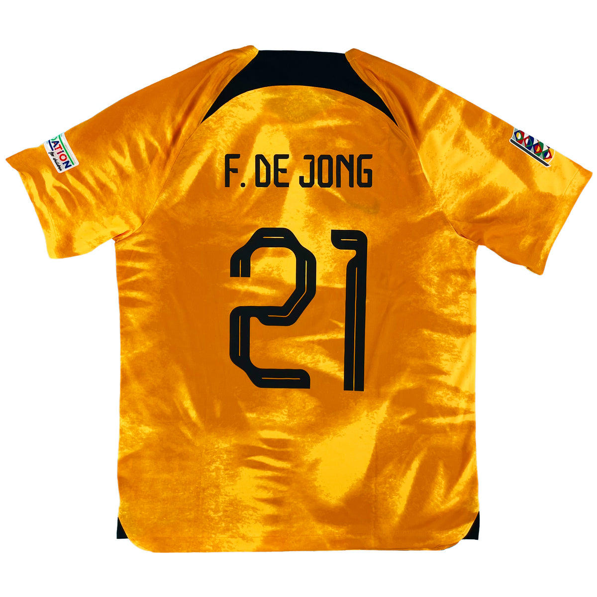 Netherlands - Home Shirt - F. DE JONG #21 - 2022 World Cup - Size L - 10/10