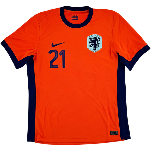 2024 Nederland EK Thuis Shirt F. De Jong - 9/10 - (L)