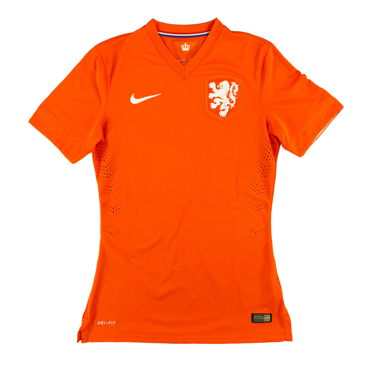 2014 World Cup Netherlands Authentic Home Shirt - 9/10 - (S)