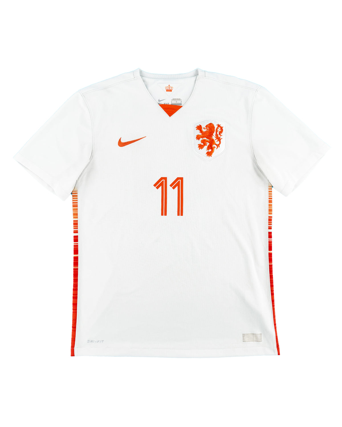 Netherlands - Away Shirt - ROBBEN #11 - 2015/16 - Size M - 7/10