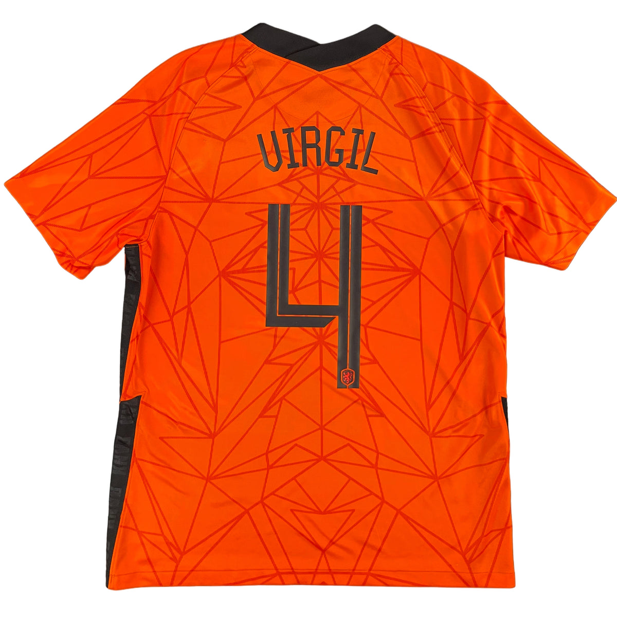 2020 Nederland EK Thuis Shirt Virgil van Dijk #4 - 9/10 - (L) - Oldschool Voetbalshirts