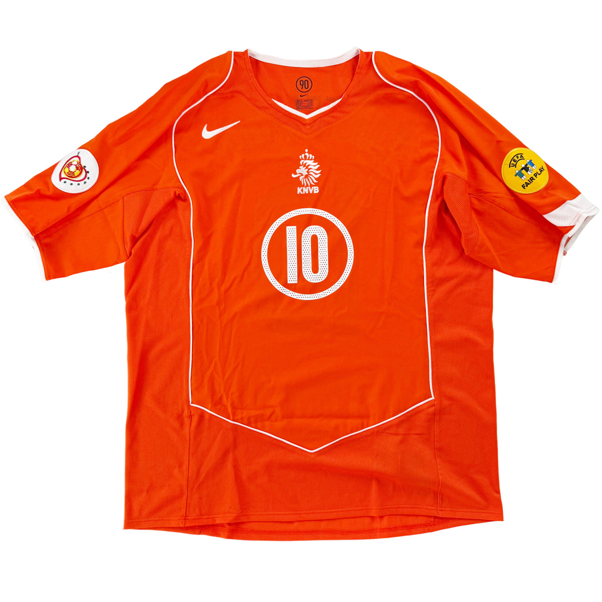 2004 Nederland EK Thuis Shirt Van Nistelrooij #10 - 10/10 - (XL) - Oldschool Voetbalshirts