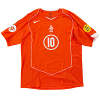 2004 Nederland EK Thuis Shirt Van Nistelrooij #10 - 10/10 - (XL) - Oldschool Voetbalshirts