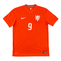 Netherlands - Home Shirt - VAN PERSIE #9 - 2014 World Cup - Size M - 10/10