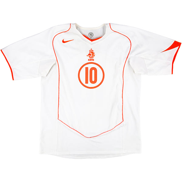 2004 Nederland EK Uit Shirt Van Nistelrooij - Oldschool Voetbalshirts