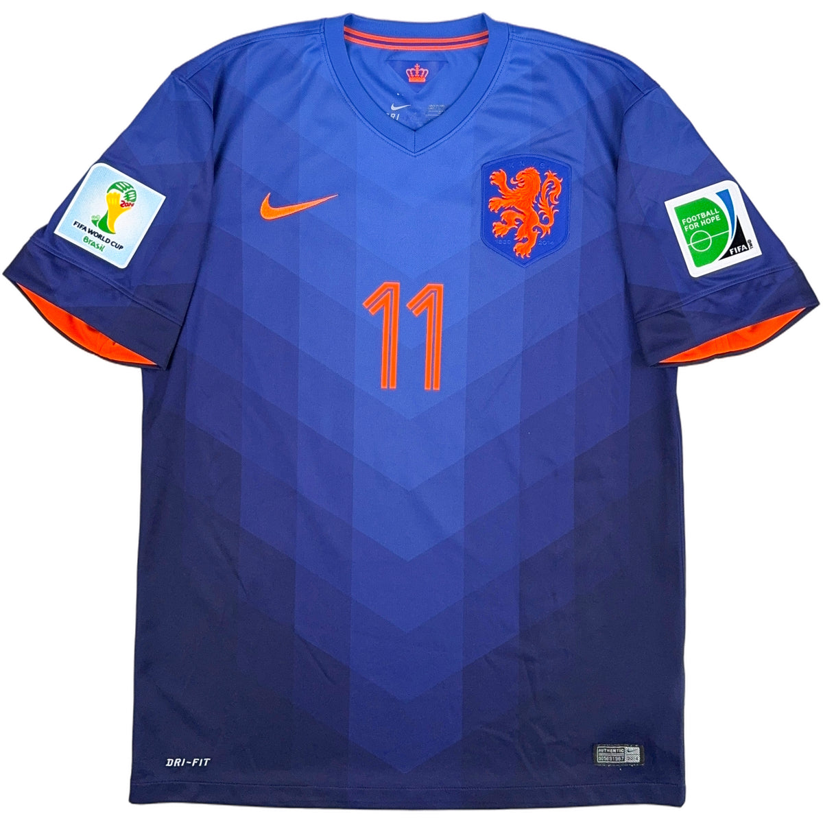2014 Netherlands World Cup Away Shirt Robben