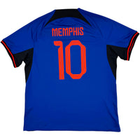 2022 Nederland WK Uit Shirt Memphis - Oldschool Voetbalshirts