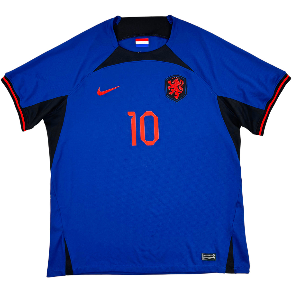 2022 Nederland WK Uit Shirt Memphis - Oldschool Voetbalshirts