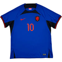 2022 Nederland WK Uit Shirt Memphis - Oldschool Voetbalshirts