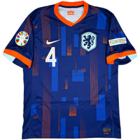 2024 Nederland EK Uit Shirt Van Dijk - Oldschool Voetbalshirts
