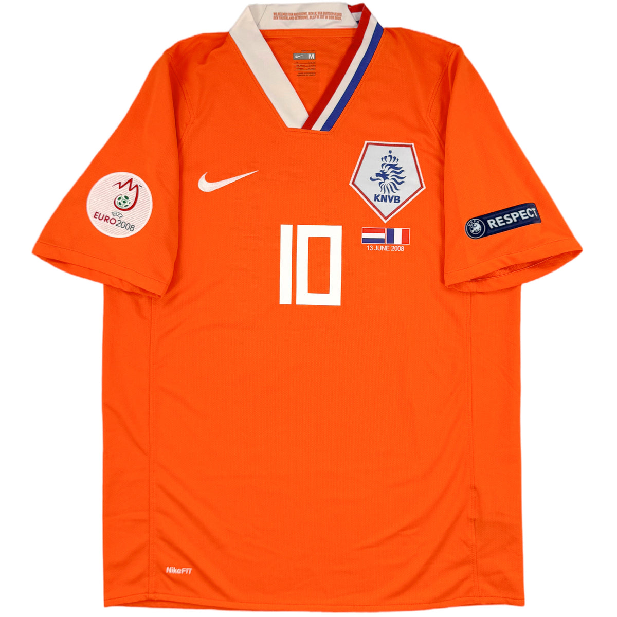 2008 Nederland EK Thuis Shirt Sneijder - Oldschool Voetbalshirts