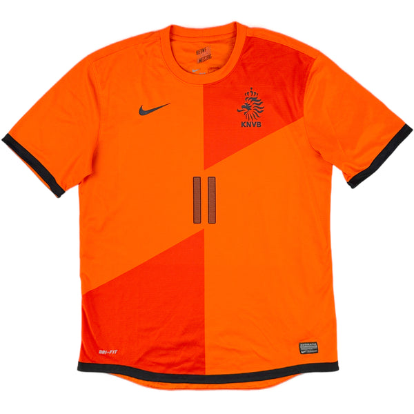 2012 Nederland EK Thuis Shirt Robben