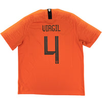 2018-19 Nederland Thuis Shirt Van Dijk