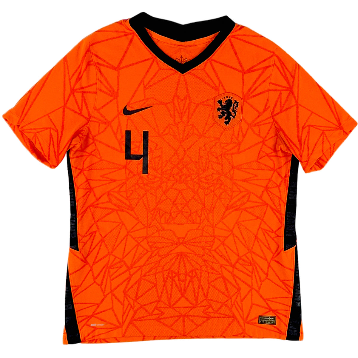 2020 Nederland EK Pro Thuis Shirt Van Dijk - Oldschool Voetbalshirts