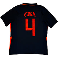 2020 Nederland EK Uit Shirt Van Dijk - Oldschool Voetbalshirts