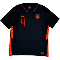 2020 Nederland EK Uit Shirt Van Dijk - Oldschool Voetbalshirts