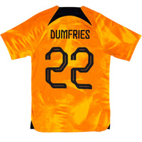 2022 Netherlands World Cup Home Jersey Dumfries