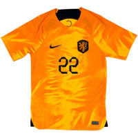 2022 Netherlands World Cup Home Jersey Dumfries