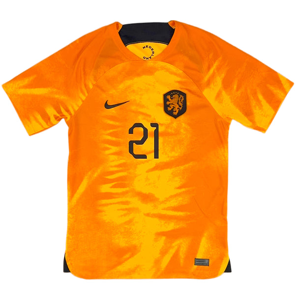 2022 Netherlands World Cup Home Shirt F. De Jong