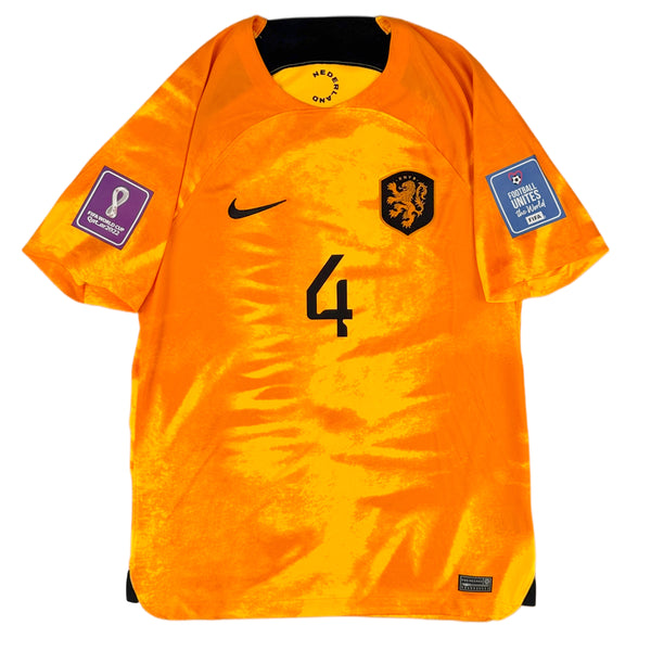 2022 Netherlands World Cup Home Shirt Van Dijk