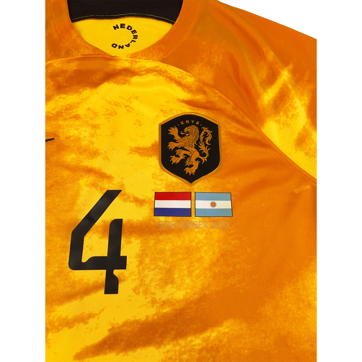 2022 Netherlands World Cup Home Shirt Van Dijk