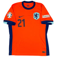 2024 Netherlands Euro Home Shirt F. de Jong