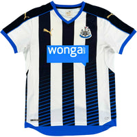 2015-16 Newcastle United Thuis Shirt - 8/10 - (M) - Oldschool Voetbalshirts