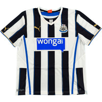 2013-14 Newcastle United Thuis Shirt - 8/10 - (L) - Oldschool Voetbalshirts