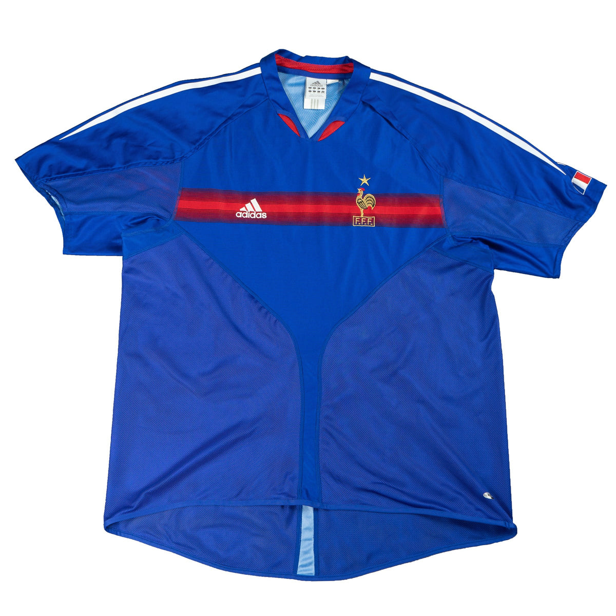 Euro 2004 France Home Shirt - 9/10 - (XL)