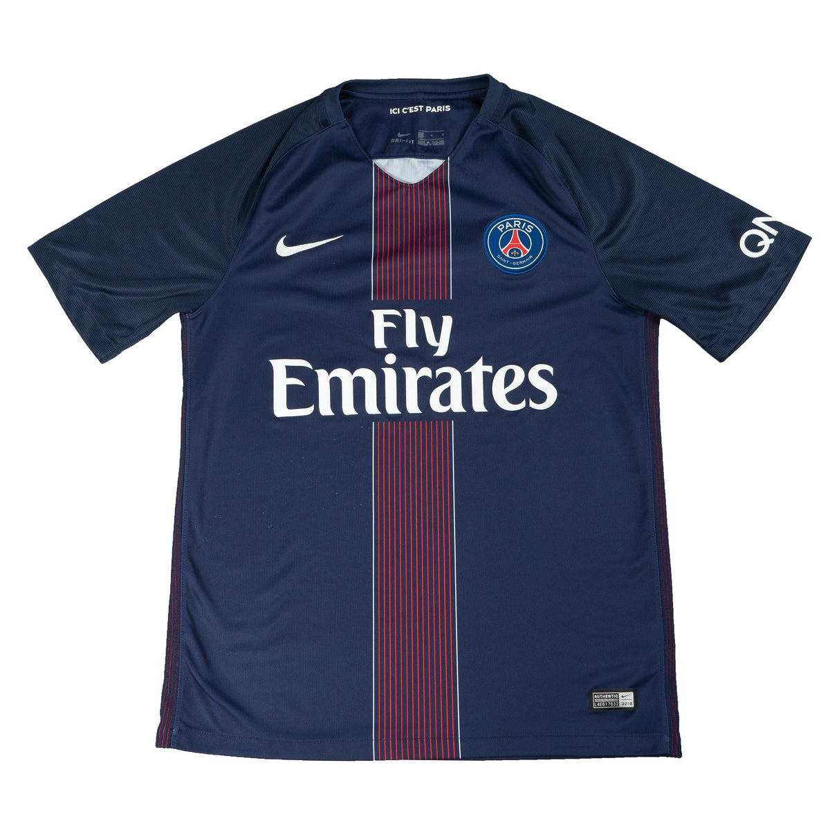 PSG - Home Shirt - 2016/17 - Size M - 8/10